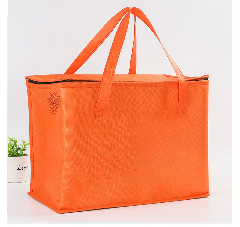 Insulated L28cm Picnic Food Bag for Outdoor Lunch