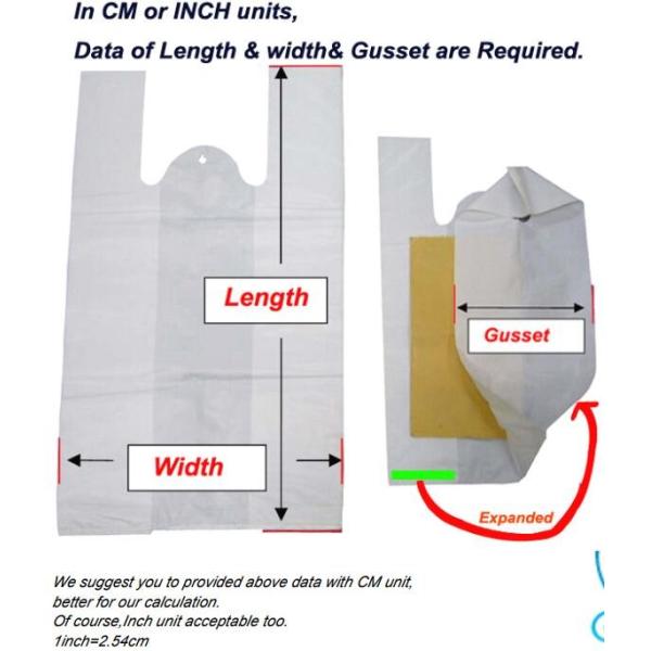 Corn starch PLA Biodegradable Eco Friendly Bags For Bags, Suitable For Grocery Store, Liquor Store, Fruit Market,