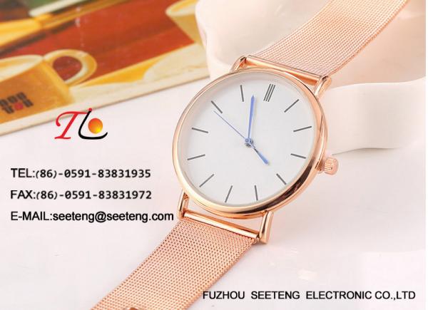 Cheap Simple Clean Design Wrist Watch With Alloy Case, alloy Strap For ladies for sale