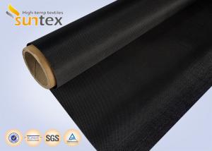 Quality Acrylic Coated Fire Resistant Fiberglass Fabric 550C High Temp Fabric wholesale