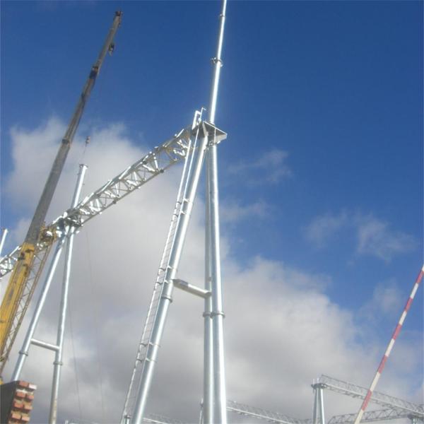 230KV Electrical Power Substation Steel Structures With Hot Dip Galvanization