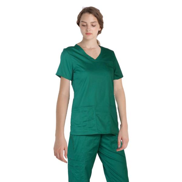 Polyester Viscose Spandex Medical Uniform Scrubs
