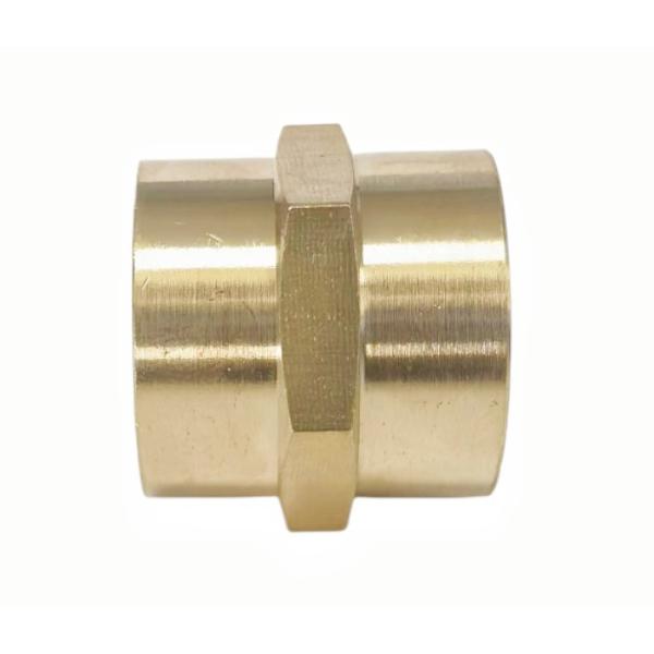 OEM Brass Air Hose Fittings Male Hex Nipple 1/2 Inch NPT X 1/2 Inch NPT