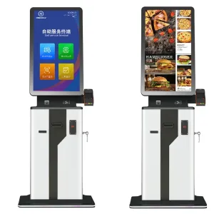 Quality Customizable And Sleek Self Service Food Kiosk With Thermal Printer wholesale