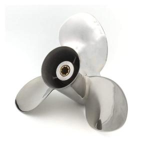 Quality ISO9001 3 Blades 13x19 stainless Marine Yamaha Outboard Propellers wholesale