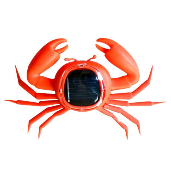 Children Educational Animation Plastic Crab Toy Solar Powered Toy For Kids