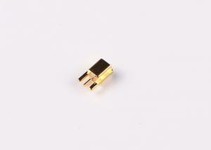China Male Plug MCX RF Connector Brass Cable Coaxial Connector For PCB Mount on sale