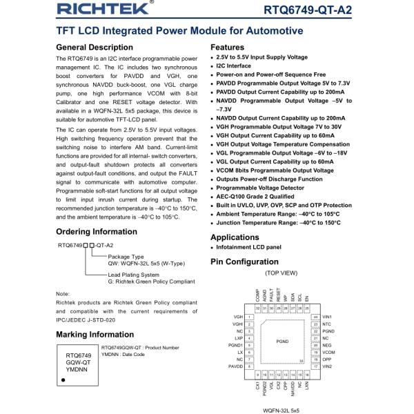 RT9193-33GB LDO Voltage Regulators 300mA Ultra-Low Noise Ultra-Fast CMOS LDO Regulator