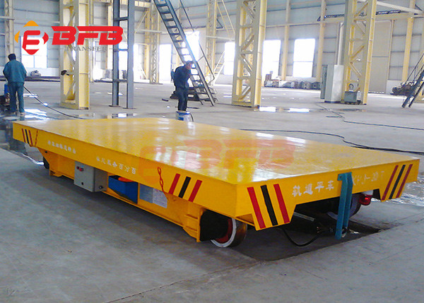 Warehouse Motorized Transfer Trolley Precast Slab Handling Cable Drum Power