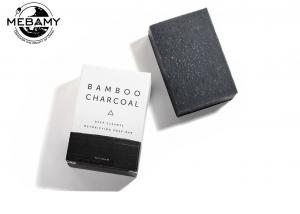 China Black Activated Bamboo Charcoal Natural Handcrafted Soap Deep Cleanse Detoxifying on sale