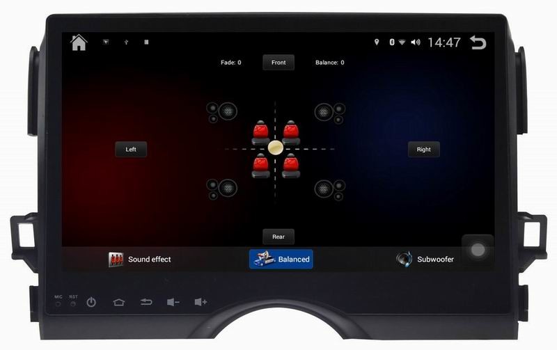 Ouchuangbo car pc dvd stereo pure android 4.4 for Toyota Reiz 2013 support 3g wifi radio bluetooth hd 1024*600