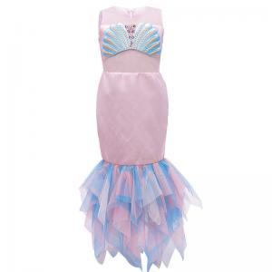 China Mermaid Princess Dress Girls Cosplay Costumes Summer Children'S Clothing on sale