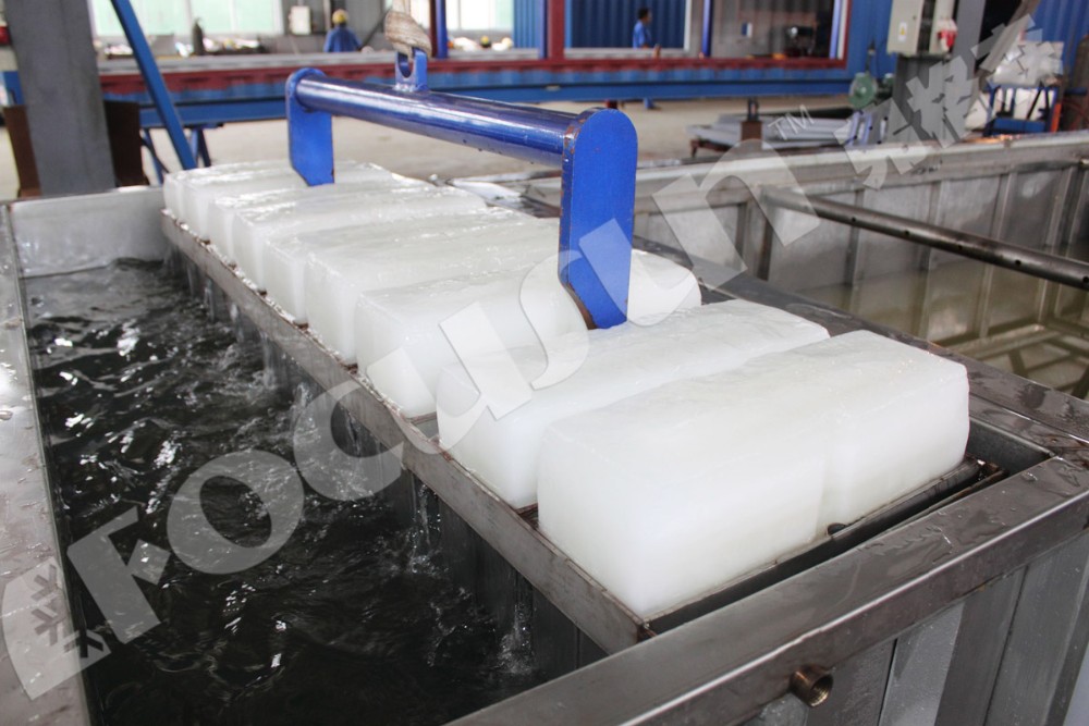 50kw Brine Refrigerated Block Ice Maker Machine for 1000kg-5000kg at Competitive