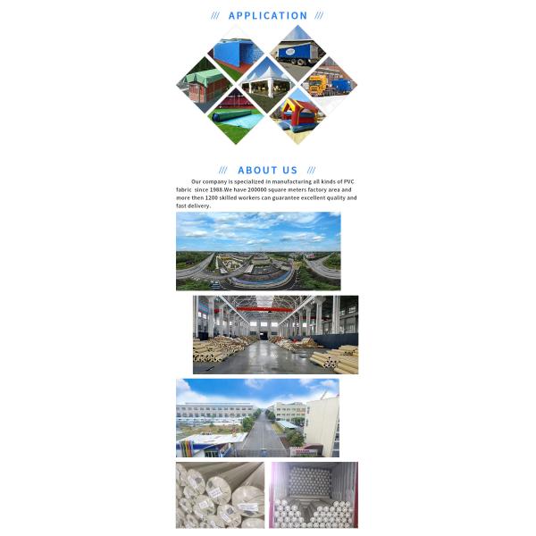 Printable Waterproof UV Resistant PVC Coated Tarp For Container