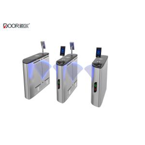 Quality Automated Facial Recognition Turnstile Flap Gate Barrier One Year Warranty wholesale