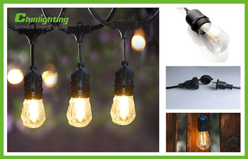 Hot sale Chinlighting ST45 S14 Festoon LED String Light for outdoor decoration