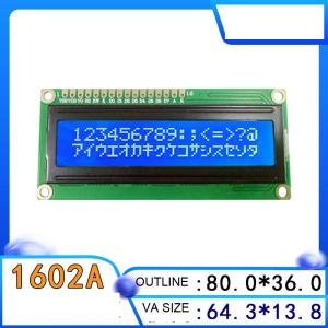 16pin STN Character LCD Display Customized Mono 16x2 LCD Module