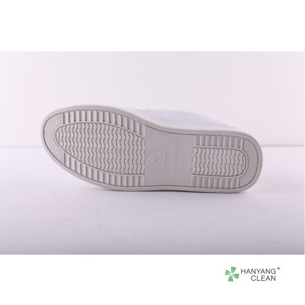 Breathable PVC Sole Four 4 Holes White Cleanroom Antistatic ESD Shoes rubber bottom safety shoes industrial