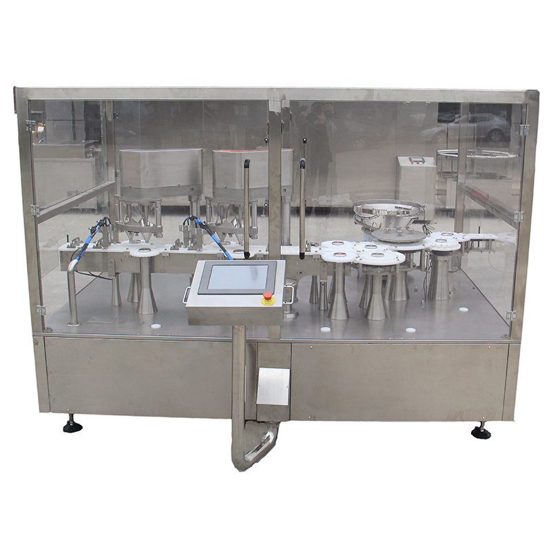 Automatic Vial Bottle Powder Washing Drying Filling Capping Machine Line