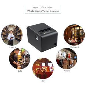 80mm 3 Inch Direct Thermal Receipt Printer 260mm/sec With Auto Cutter