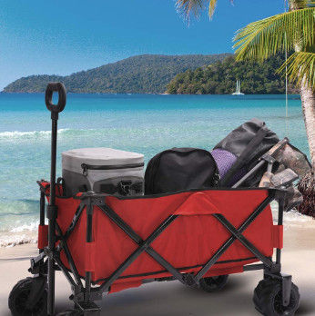 Strong Collapsible Folding Wagon Sporting Events Transporting Shopping Use