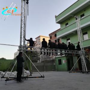 China Aluminum LED Truss Display Goal Post Lighting Truss For Dj Booths on sale