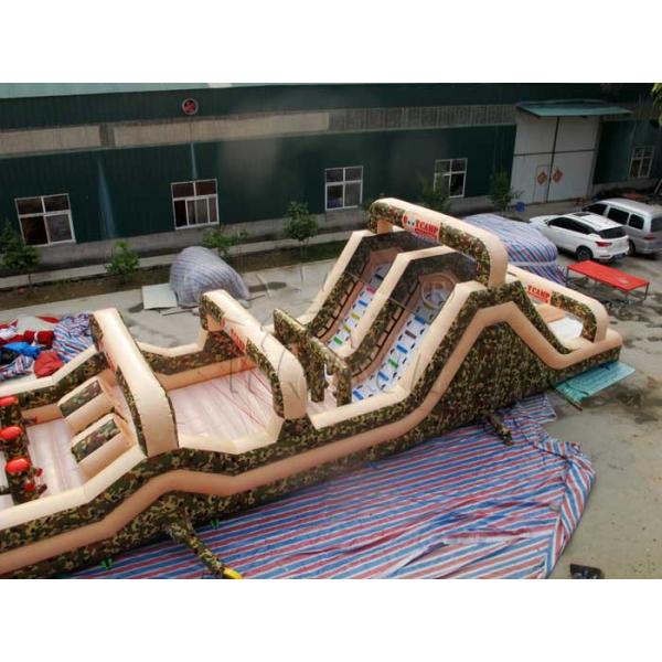 Outdoor Inflatable Sports Games , Boot Camp Inflatable Obstacle Course