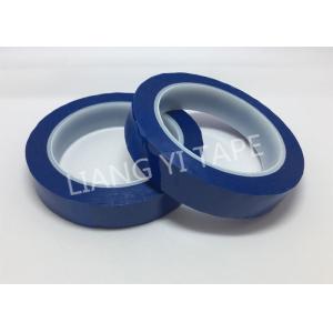 Mylar Film Blue Electrical Tape , Flame Resistant Polyester Adhesive Tape