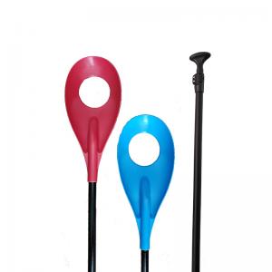 China 3 Piece fiberglass polo sup paddle for inflatable stand up paddle board on sale