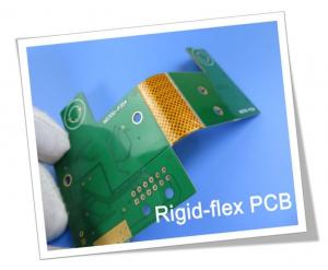 China 2.0mm Rigid Flex PCB 6 Layer PCB With Green Solder Mask on sale