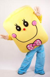 China Plush Smile mascot costume,Plush mascot costumes,Advertising mascot costume,Custom costume on sale