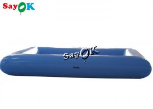Quality Blue Small Commercial Kids Inflatable Swimming Pool With Pump 4x4x0.6mH wholesale