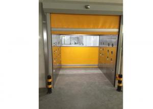 Quality Cargo Air Shower Tunnel Stainless Steel Cabinet Rapid Rolling Automatic Door wholesale