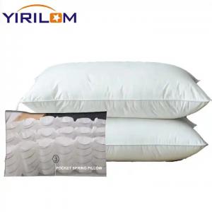 Quality OEM White Pocket Spring Pillow Rectangular Pocket Coil Pillow wholesale