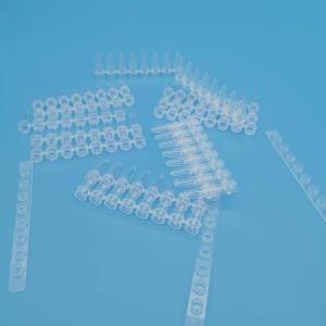 China White 8 Strip PCR Tube 0.2ml Centrifuge Tubes 125 Sticks/Box For DNA Extraction on sale