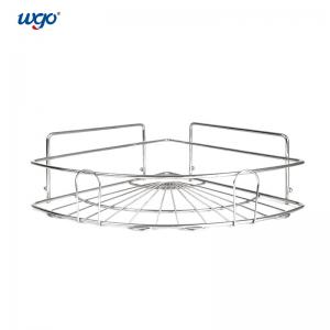 China 30cm Hanging Corner Shower Shelf Bath Gel Pad Mounted Corner Caddy ISO 9001 on sale