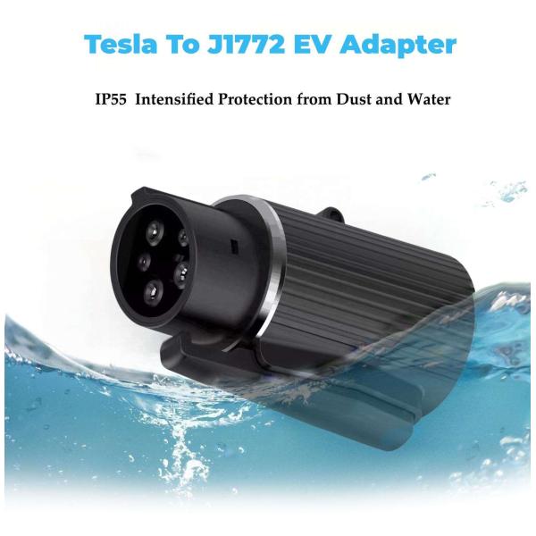 240v Type 1 To Tesla Adapter 60a J1772 Portable AC EV Charger Adapter For Tesla Car