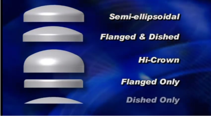 Customized Size Dish Heads 1000mm 6mm Mild Steel Hemisphere Head