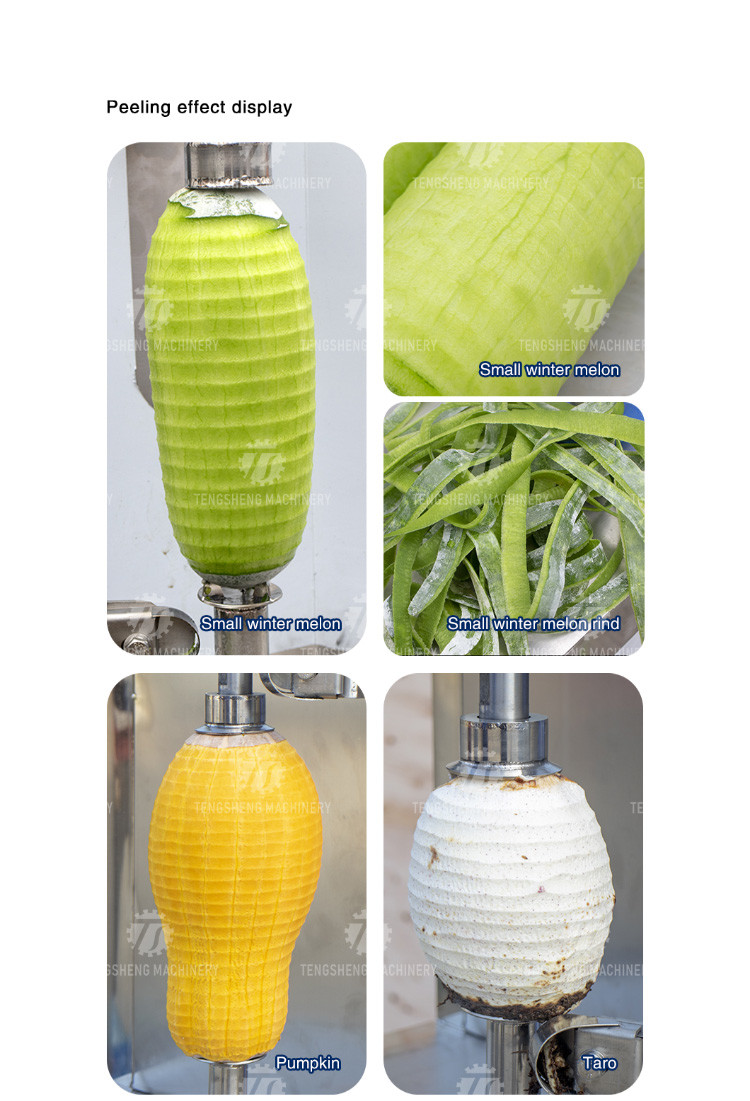 1.0KW 90KG Pineapple pineapple watermelon cantaloupe peeler small single head peeler commercial pumpkin peeler