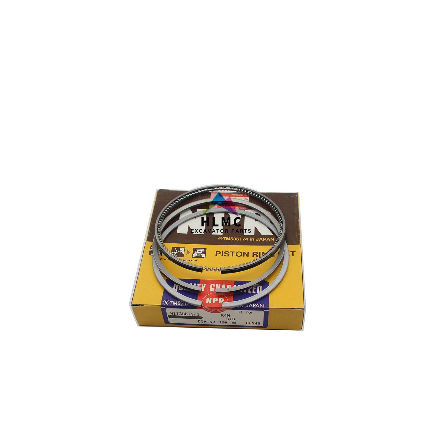 MM438689 Genuine Japan NPR Manufacturer Diesel Engine K4N Piston Ring MITSUBISHI Excavator Spare Parts