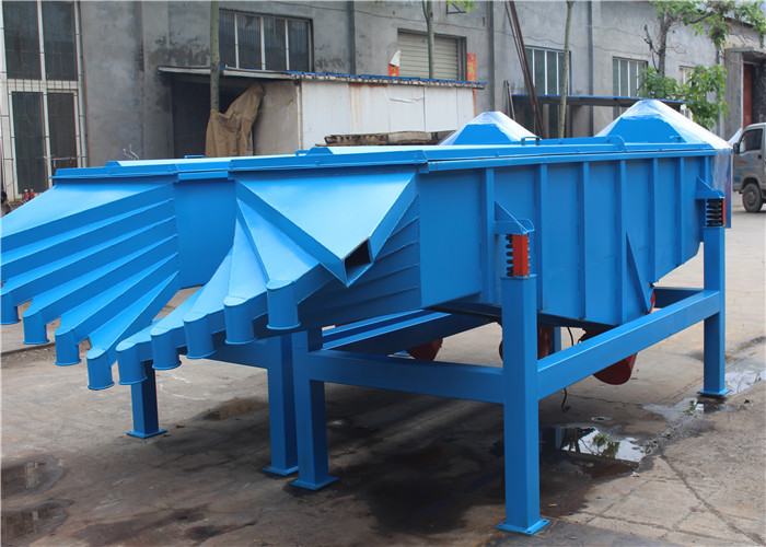 Industrial Coal Sand Multilayered Linear Vibrating Sieve 60 Degree