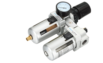 AC4010-04 Air Source Treatment Unit, Filter Regulator And Lubricator With Auto Drainer