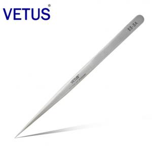China Flat Tip Sharp Point Curved Tip Stainless Steel Forceps Hardness Rockwell Rating 40 HRC on sale
