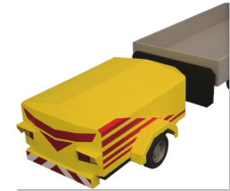 Quality 2878*2006*1260mm Benkei Truck Mounted Attenuator wholesale