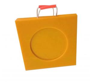 Quality 24X24 Inch Hard Plastic HDPE Outrigger Pads Block Crane Jack Truck Foot Pad wholesale