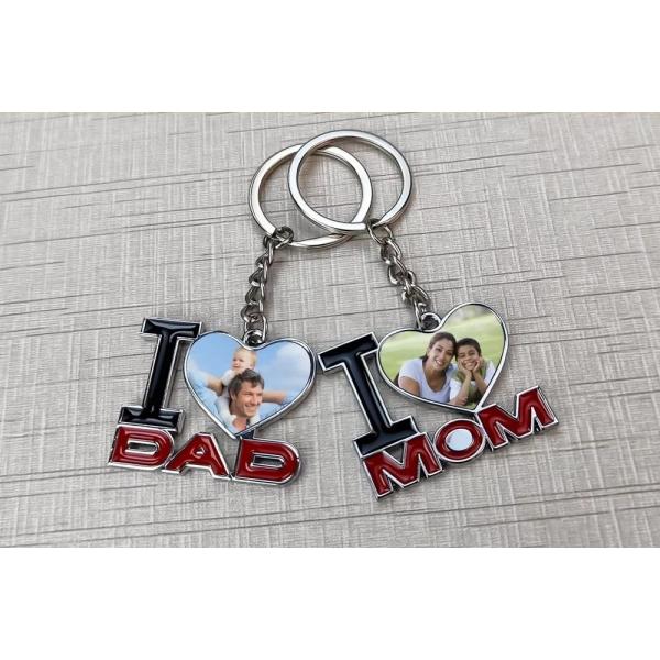 Mothers Day Gift Sublimation Blanks Photo Keyring Unique Gifts For Mom