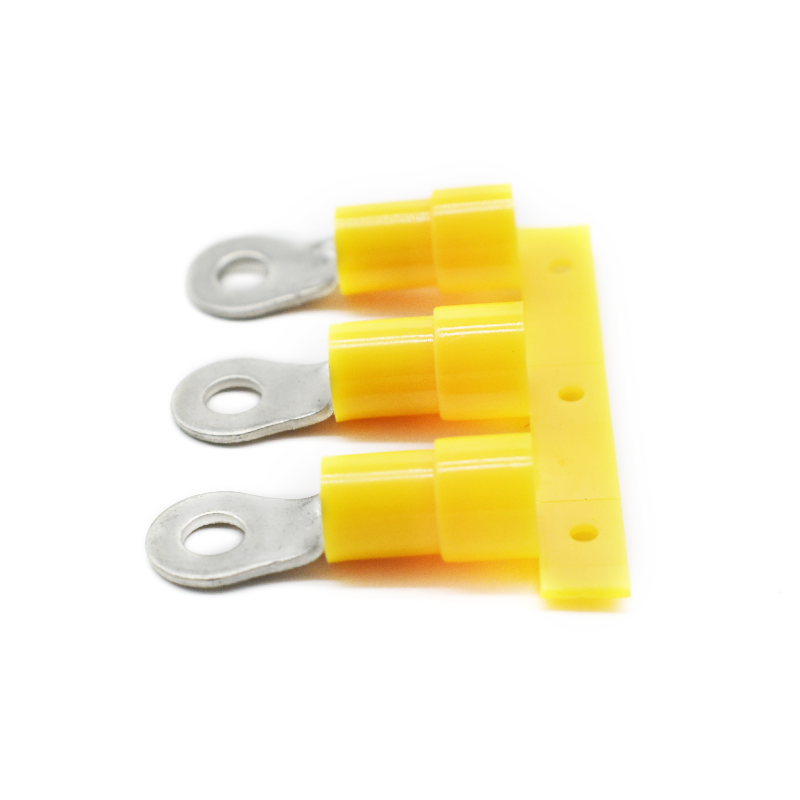 Nylon Insulated Sleeve 6.3Mm Crimp Faston Female Terminals Connector Spade Terminal Cable Lug