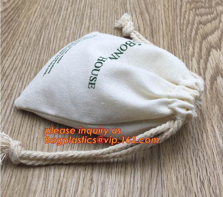 Canvas Cotton Natural Shopper Handle Rope Shoulder Tote Bag,Canvas Tote Rope Handle Drawstring Cotton Bag bagease packag