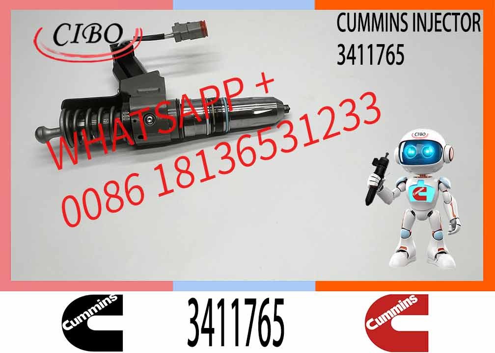 3087733 Diesel Fuel Injector N14 Common Rail Injector 3087560 3411752 3411765