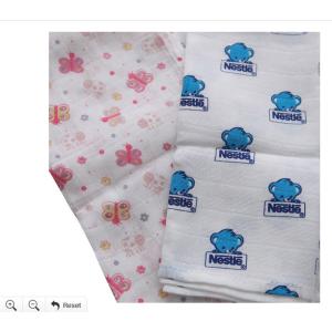 Quality 100% Bamboo or Organic Cotton Washable Gauze Diapers，Baby Muslin wholesale
